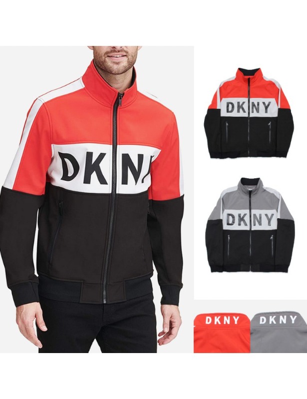 DKNY 남성 캐주얼 트레이닝 집업 자켓
